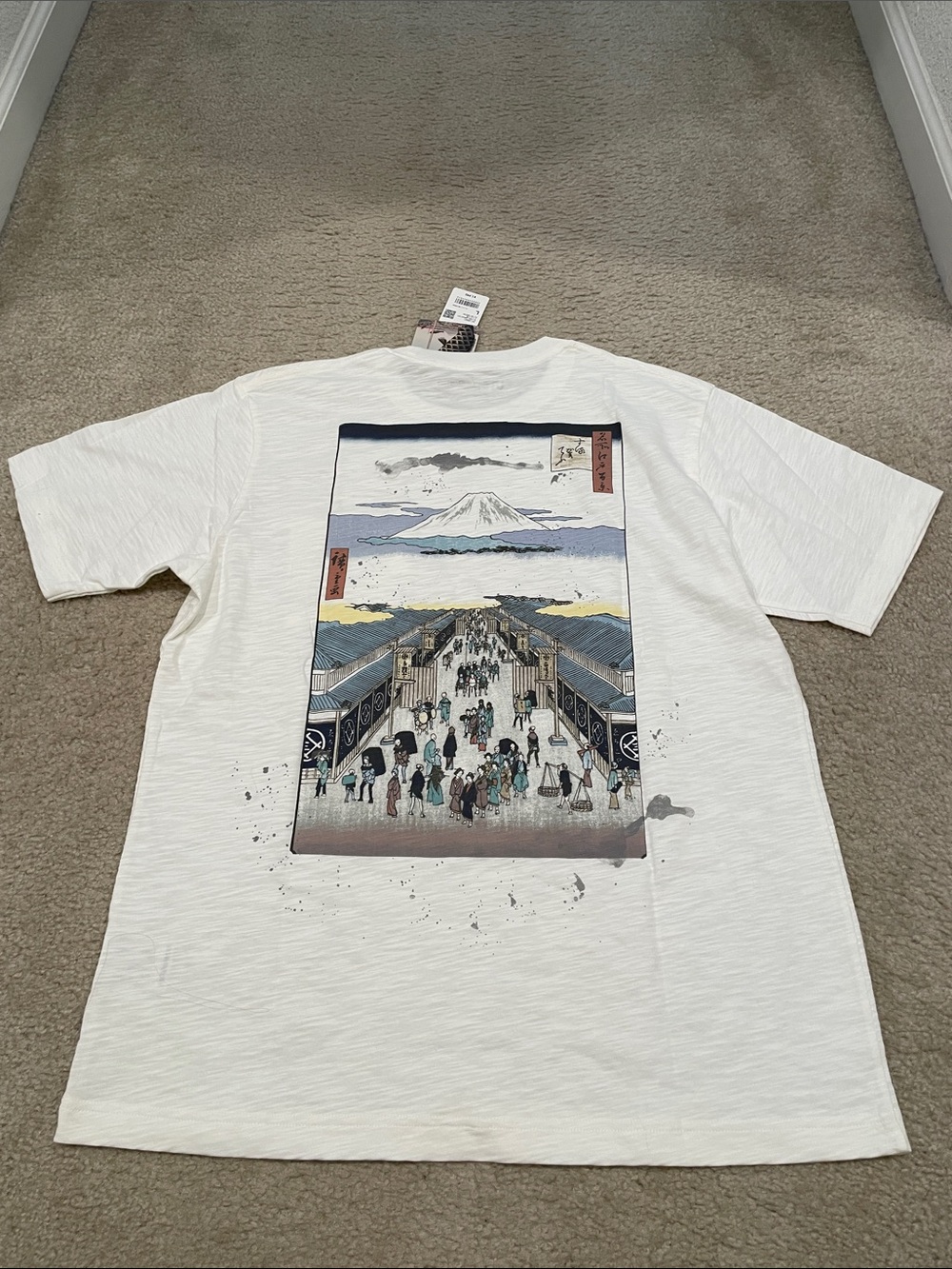 Uniqlo MFA Boston White Short-Sleeve Pocket men T shirt NWT Japanese L = US M - Picture 6 of 10